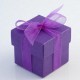 Tamsiai violetinė dėžutė kubas