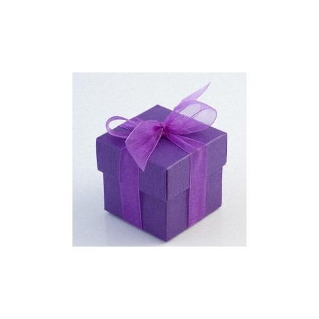 Tamsiai violetinė dėžutė kubas