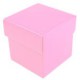 Rožinė dėžutė kubas