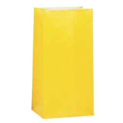 Geltonas popierinis maišelis