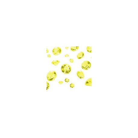 Geltonų kristalų asorti