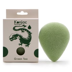 KONJAC kempinė veidui su žalia arbata, antioksidacinė