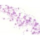 Violetinė perliukų dekoracija